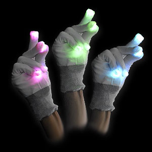 579-071 LED HANDSCHUH FLASHY FINGERS