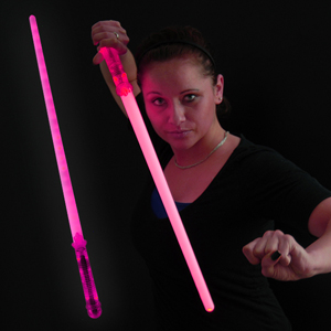 0775-144 LED Neon Schwert Pink