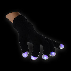 0579-089 LED HANDSCHUH PANTOMIME FINGERS