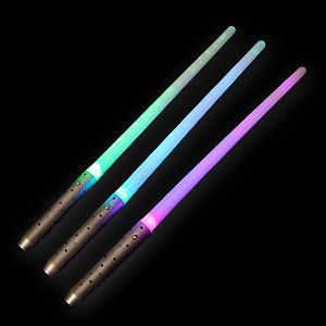 042-420 LED Zauberstab Glasfaser Regenbogen
